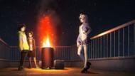 Remnants of Love Green's past burned in Call of the Night season 2 episode 6 (Image via LIDENFILMS)